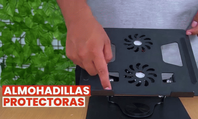 💻🔥DÚO TECH: Cooler Doble + Soporte Plegable😎📲